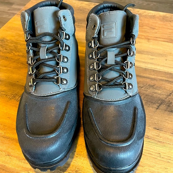 Fila Black Weathertec Hiking Boots - Picture 6 of 8